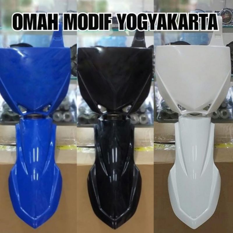 Spakbor depan yz 85 new variasi KLX CRF WR papan nomer yz 85 new variasi KLX CRF WR slebor depan yz 