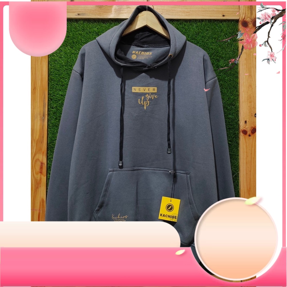 Kekinian Populer Masa Kini Hoodie Premium Sweater Hoodie Pria Distro Kachios Bruno Mars Abu Original