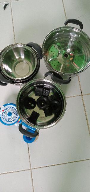 Panci Tutup Kaca Set Isi 5 Pcs