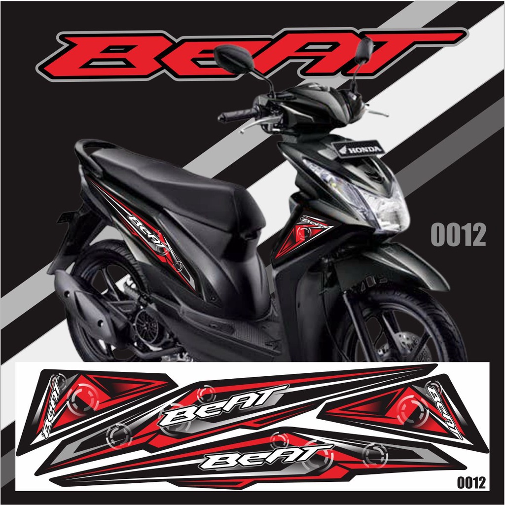 COD STRIPING VARIASI MOTOR BEAT FI VARIASI STICKER MOTOR / VARIASI STICKER MOTOR HONDA BEAT FI VARIA