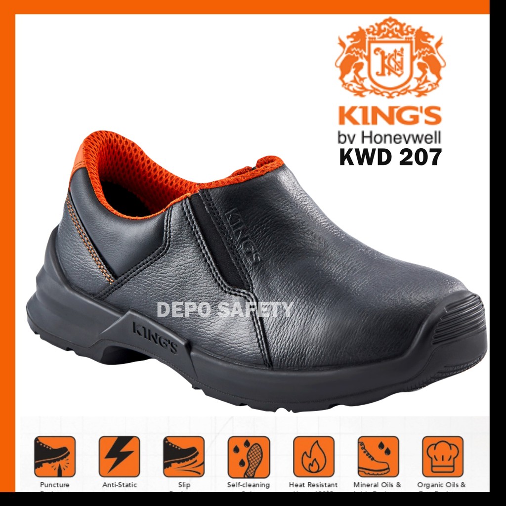 Sepatu Safety KING'S KWS 207X By Honeywell ORIGINAL 100% - Safety Shoes Kings KWD 207X Berkualitas