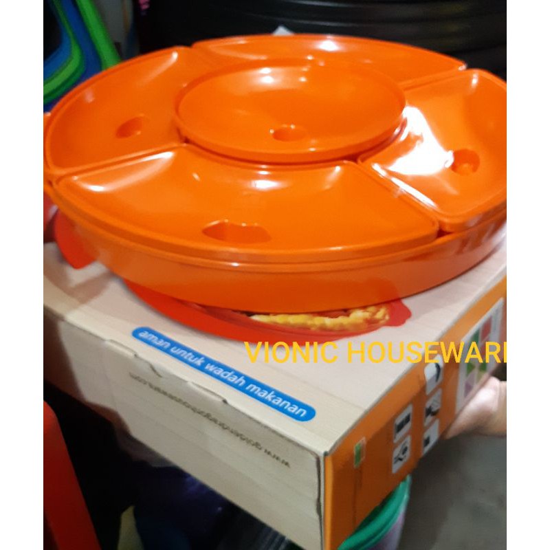 Prasmanan Party Set Melamine 18 Golden Dragon