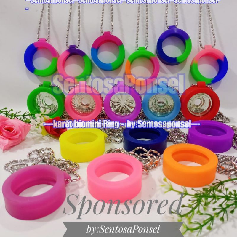 karet pelindung biomini bioglas mini Ring tanpa kalung