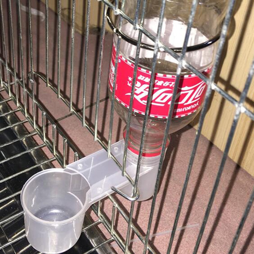 Botol Air Minum Bahan Plastik Untuk Burung Merpati / Hamster