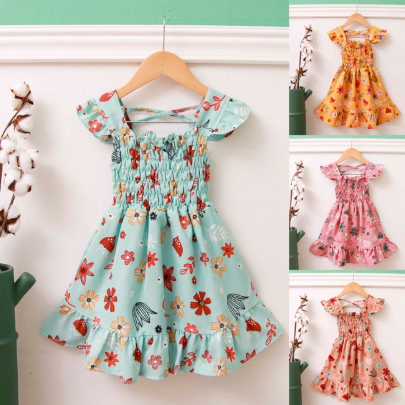 winsstore85 DRESS ANAK PEREMPUAN Gaun anak usia 2-4 thn