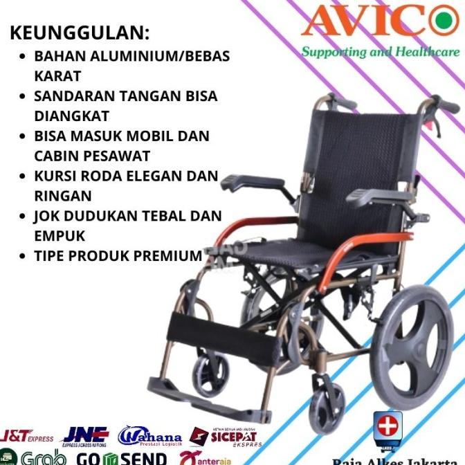 Kursi Roda Traveling Athena Avico Roda Kecil / kursi roda traveling