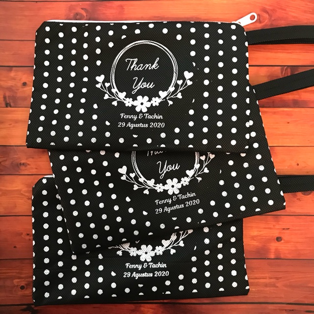 POUCH GRATIS SABLON FREE DESAIN, BUAT SOUVENIR ATAU KEMASAN PRODUK