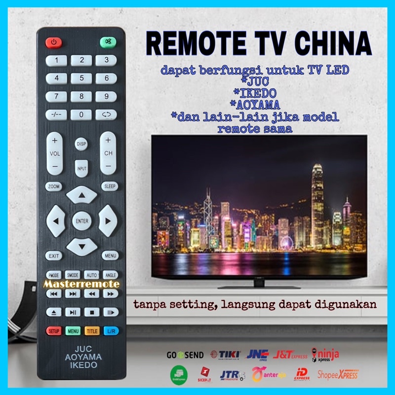 REMOT REMOTE TV JUC IKEDO AOYAMA LCD LED PJG