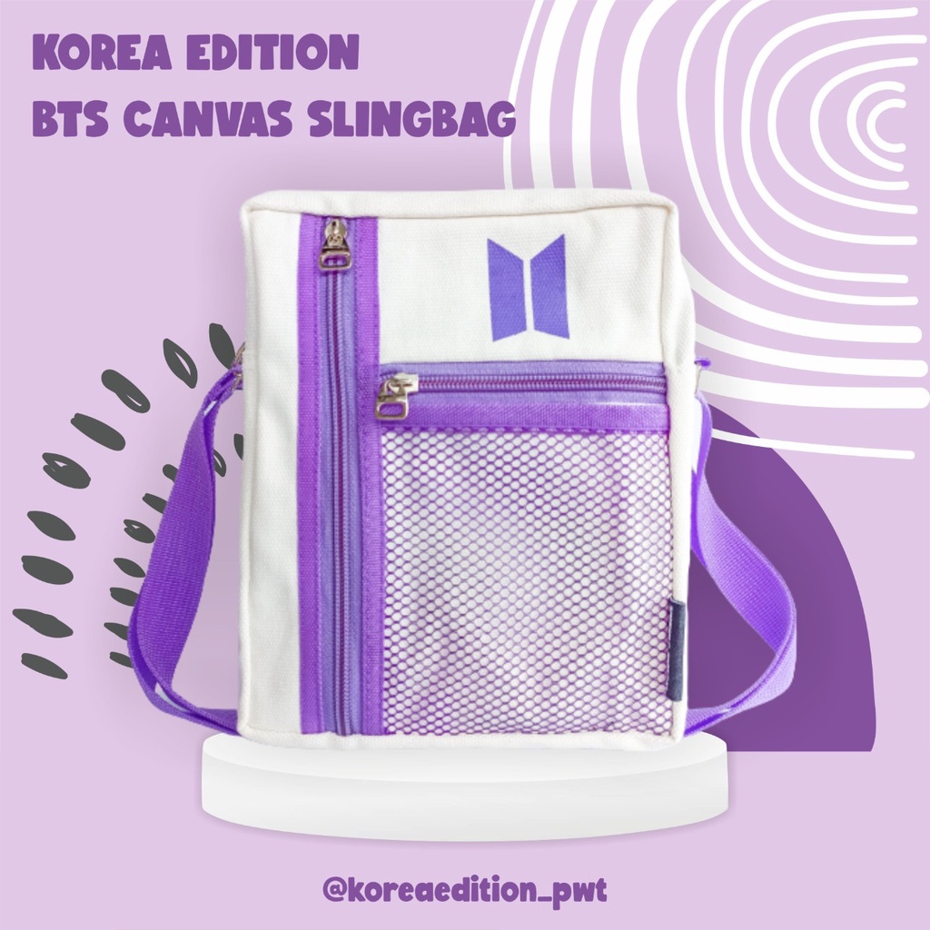 Sling Bag Bora Chisa BTS Blackpink NCT Enhypen EXO Stray Kids Tas Selempang Kecil Tas Wanita Kpop
