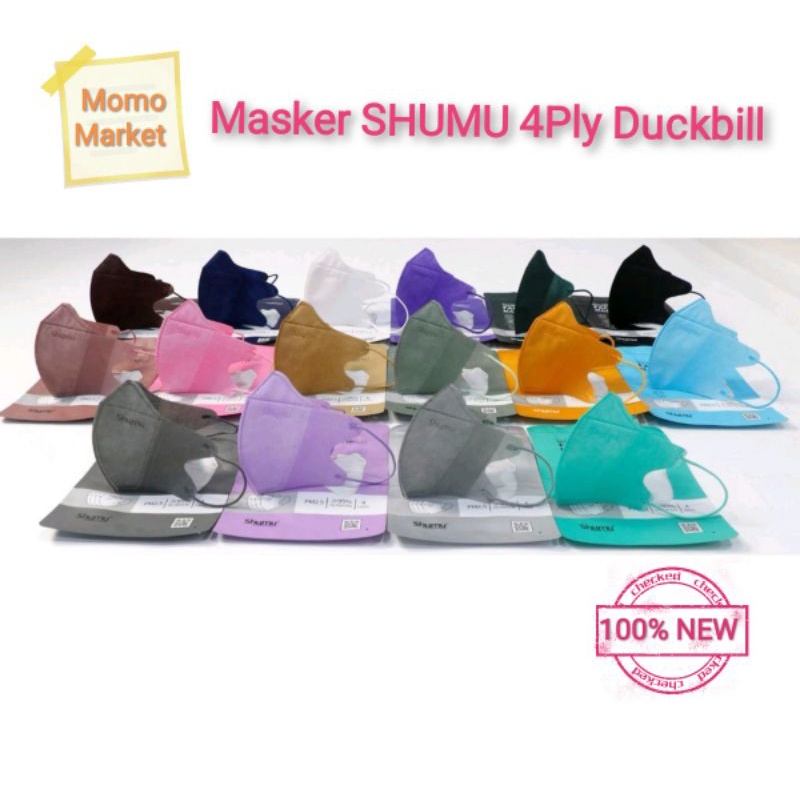 Masker SHUMU Premium Duckbill 4Ply