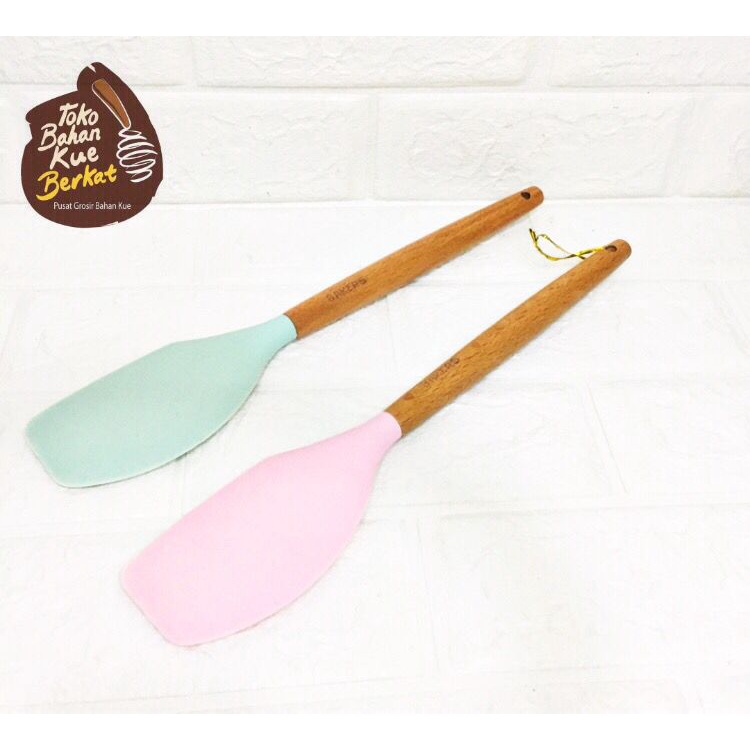 Spatula Silicone Kayu