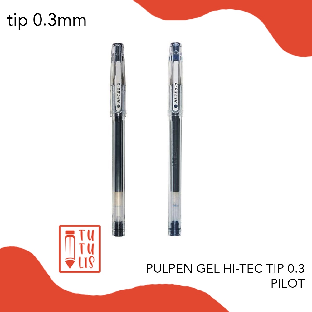 

Pulpen Gel Pilot Hi-Tec tip 0.3mm LH-20C3