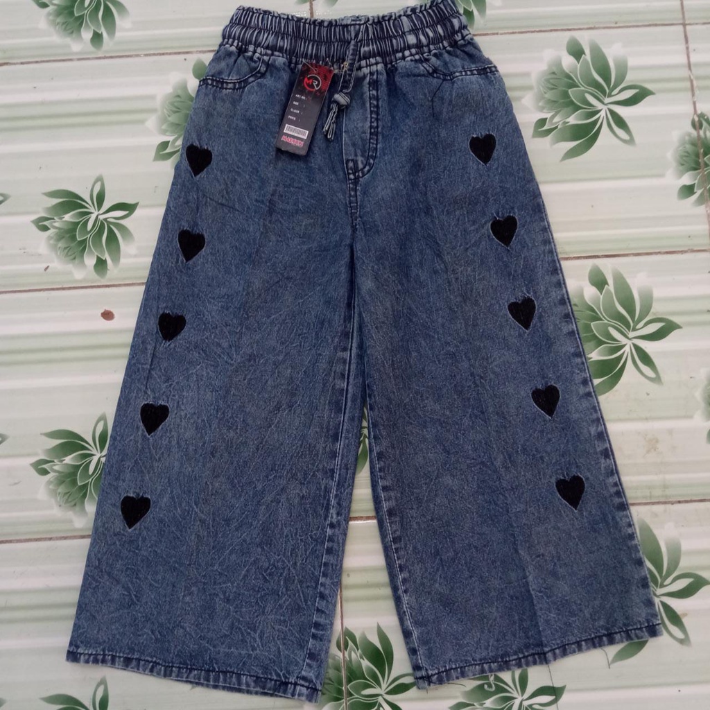 Kulot Love Anak Perempuan Kulot Love Jeans Anak