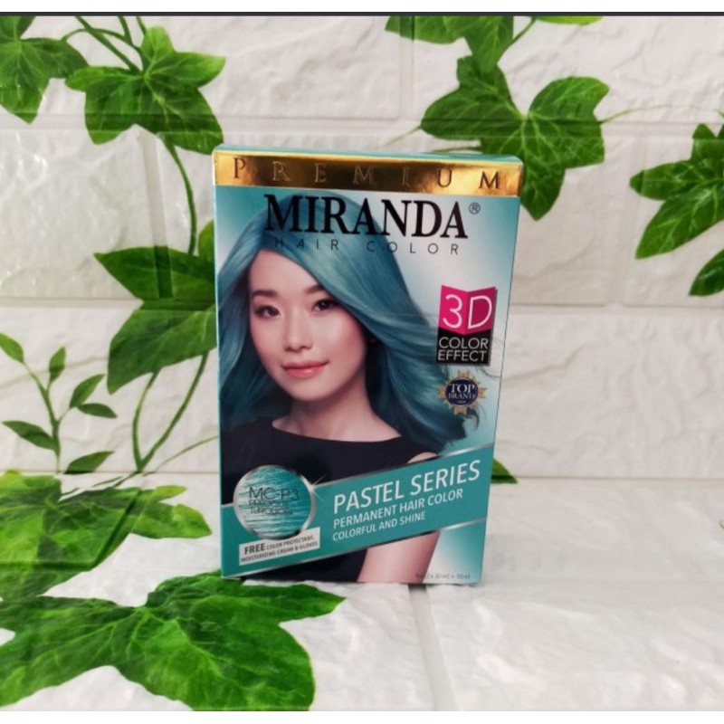 Miranda Pastel Series MC P3 Precious Turquois cat rambut hijau