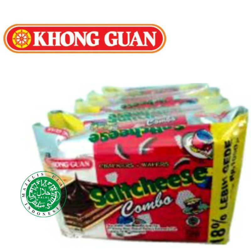

Saltcheese Combo Khong Guan Isi 10 PcsX20g