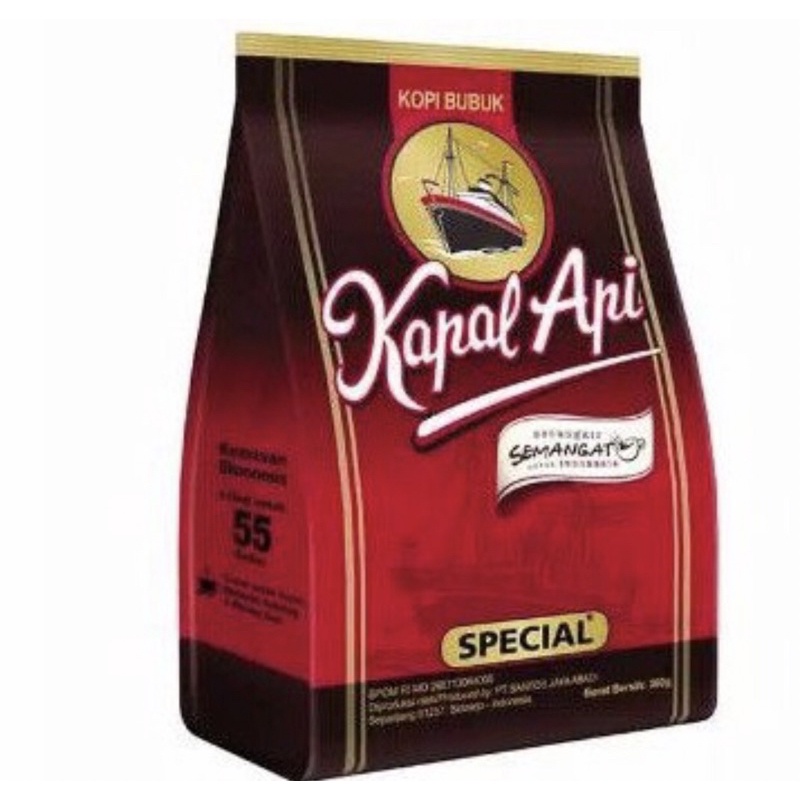 

Kopi Kapal Api 380 gram Merah