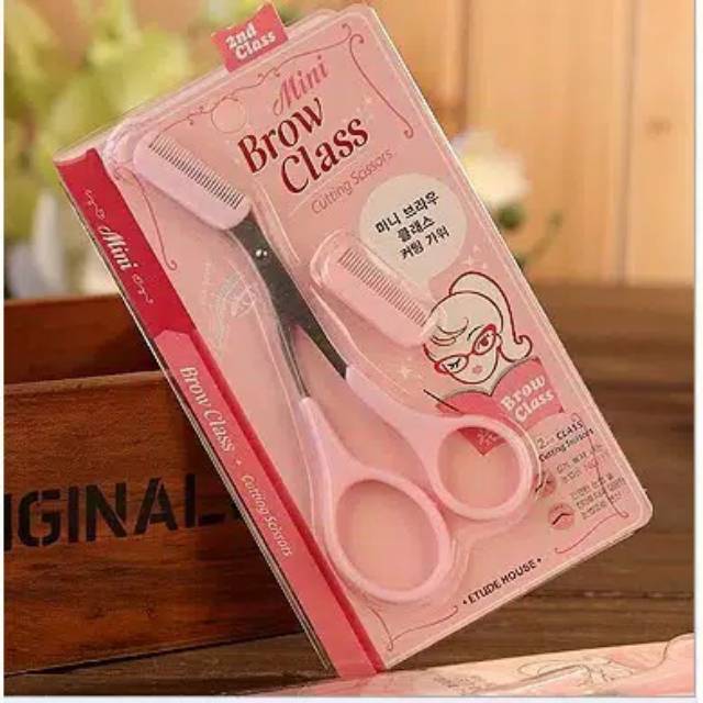 Makassar Gunting Alis Mini Brow Class Cut Cutting Scissors Etude House Eyebrow murah