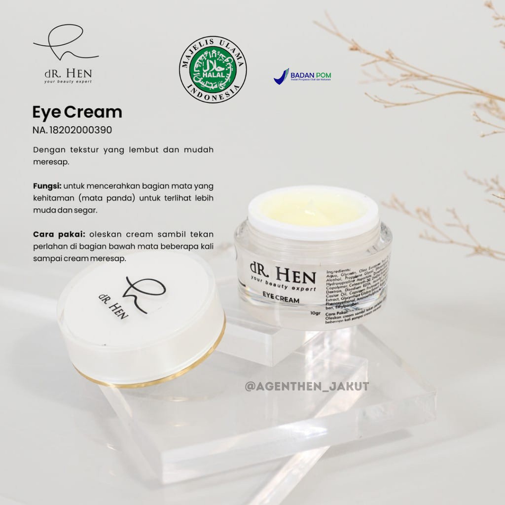 DR HEN EYE CREAM / CREAM MATA BY DR RICHARD LEE ATHENA GODDESKIN