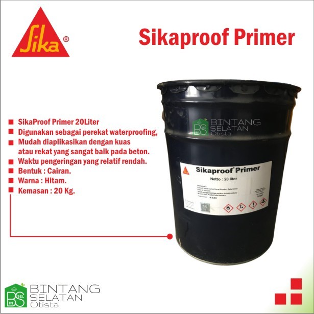 sikaproof primer 20kg  Waterproofing untuk dak beton