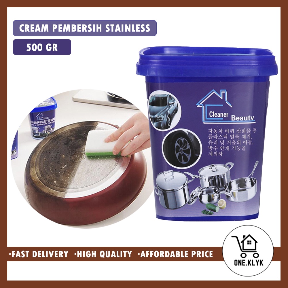 Cream Pembersih Kerak Karat Stainless Steel | Stainless steel Cleaning Paste Ampuh Bersihkan Kerak Karat | Krim Pembersih Kerak Karat Panci