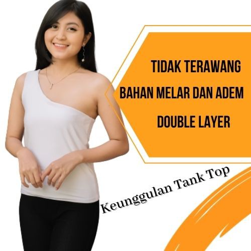 TANK TOP WANITA TANKTOP WANITA ONE SHOULDER TANKTOP TARZAN