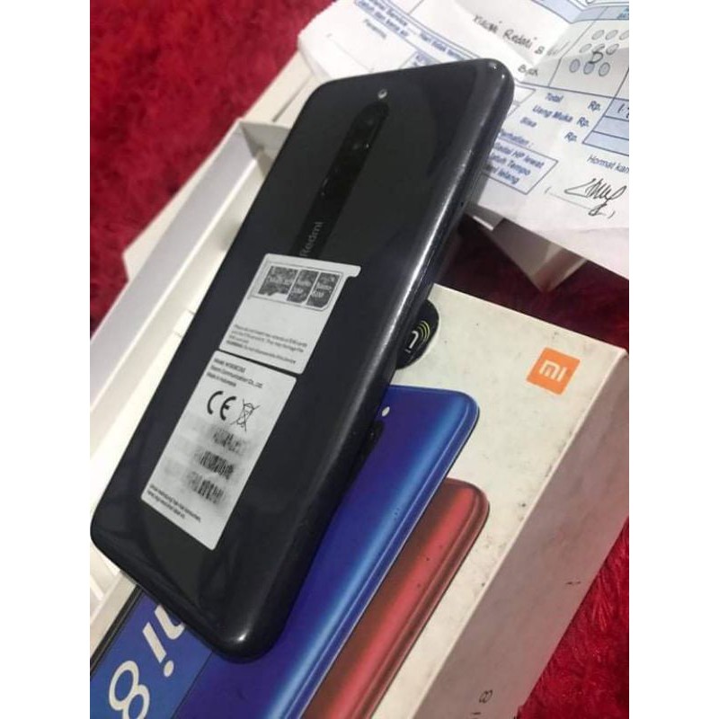 Jual HP Handphone Bekas Xiaomi Redmi 8 Ram 4/64gb Fullset HP Seken Second Berkualitas