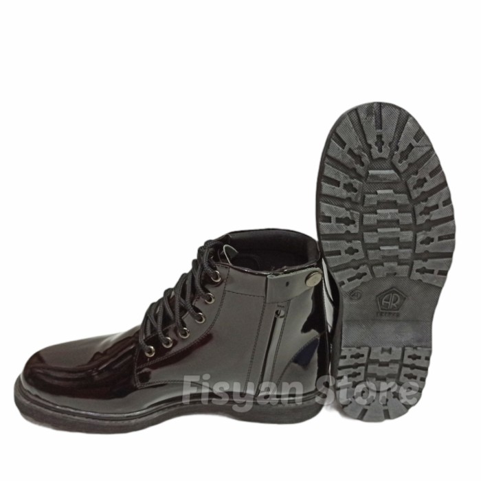 Sepatu PDH Exlusive Hitam Mengkilap AR 0820