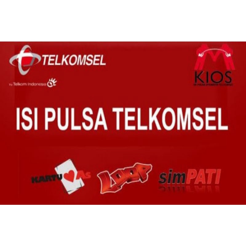 Pulsa Telkomsel 20k-100k