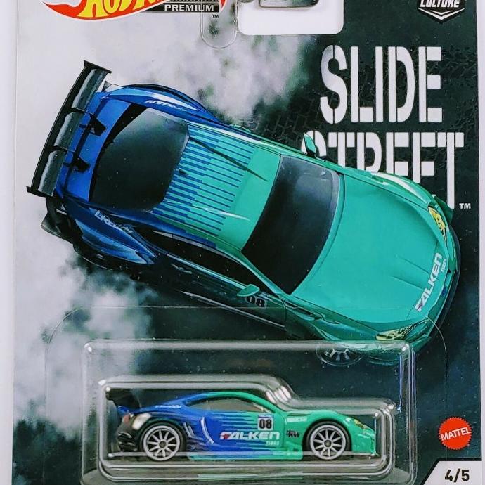 Hot Wheels Premium Pandem Subaru BRZ Slide Street Falken ban karet
