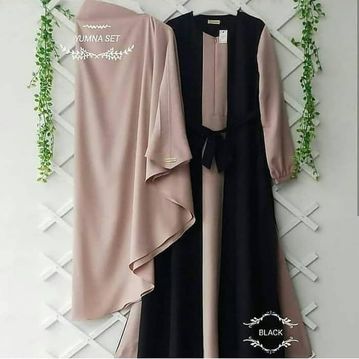 grosir YUMNA SYAR'I - GAMIS SET SYARII / BAJU GAUN MUSLIM/DRESS HIJAB MODERN termurah
