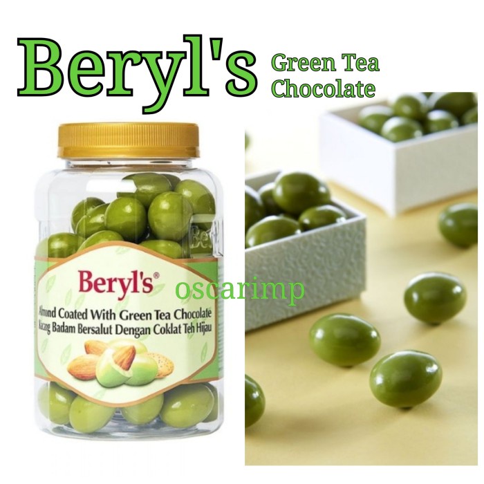

Beryls Greentea Almond Chocolate 410G Beryl'S Green Tea Coklat Impor