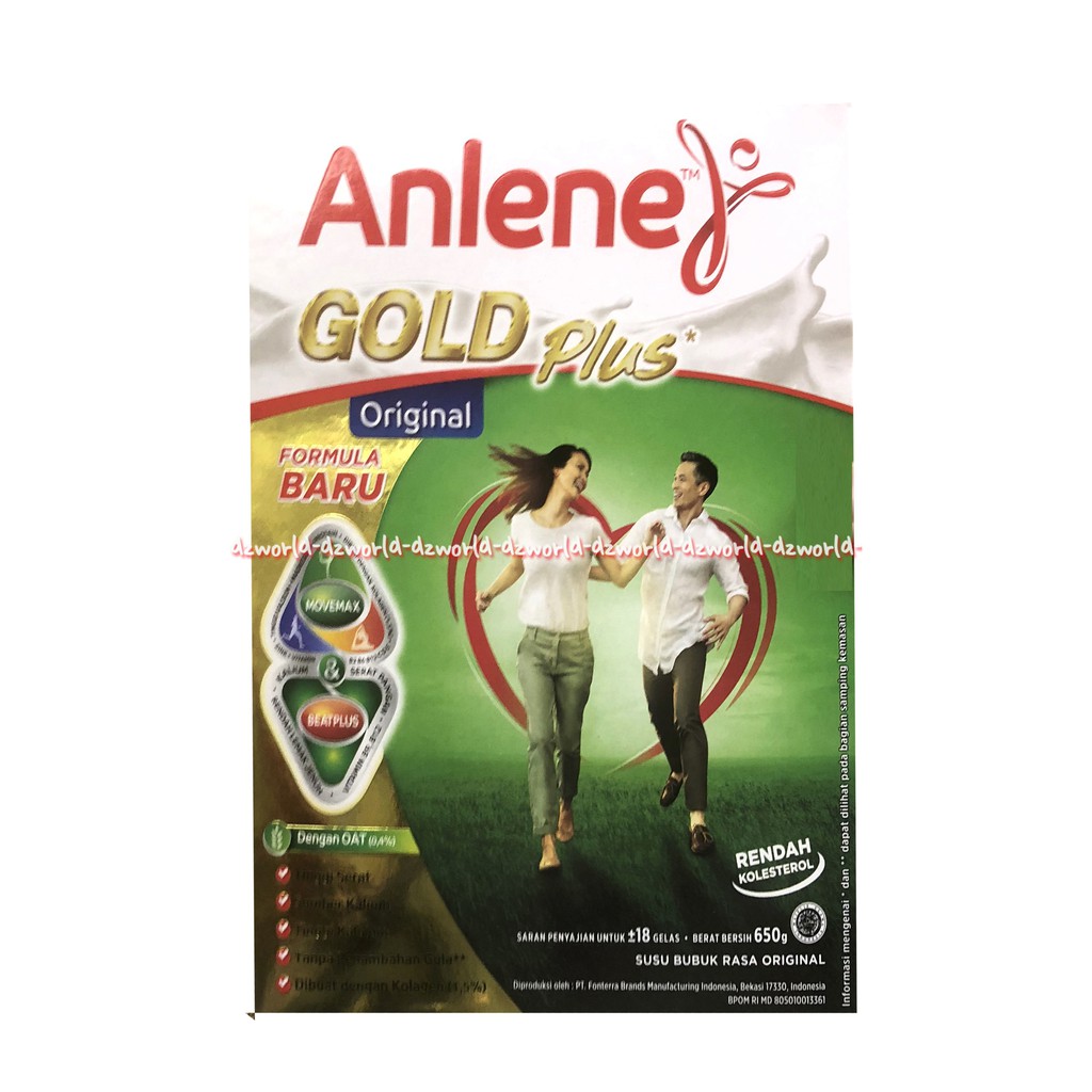 Anlene Gold Plus Original Susu Anline 650gr Susu Tinggi