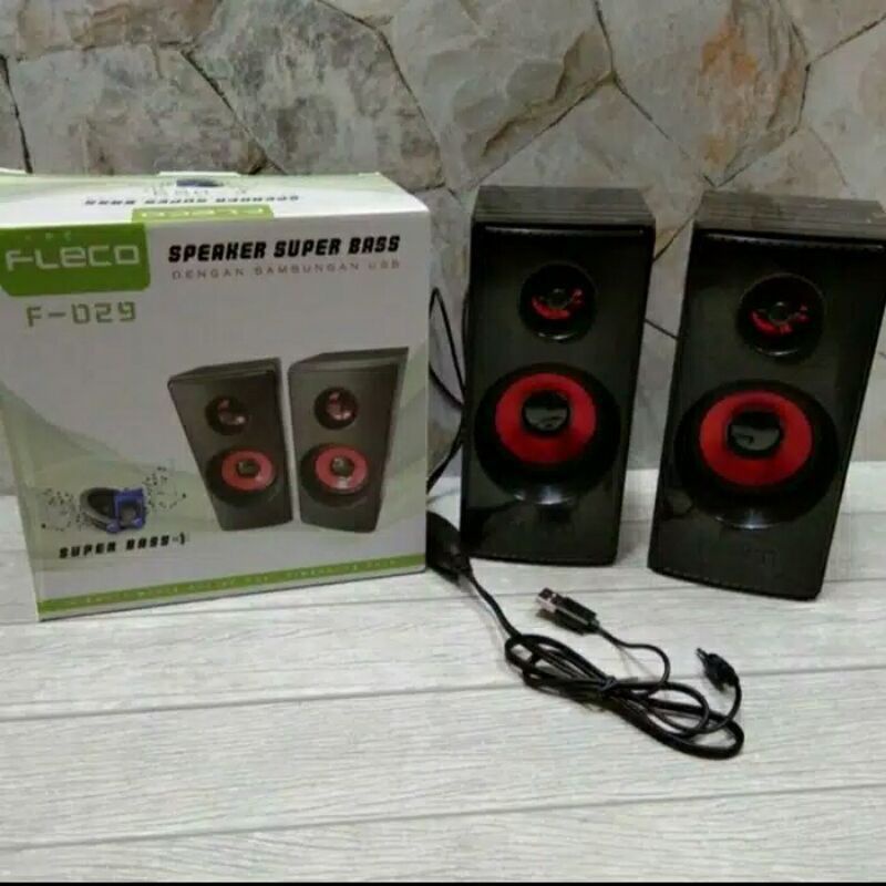 Speaker Aktif multimedia Fleco F-029 speaker komputer