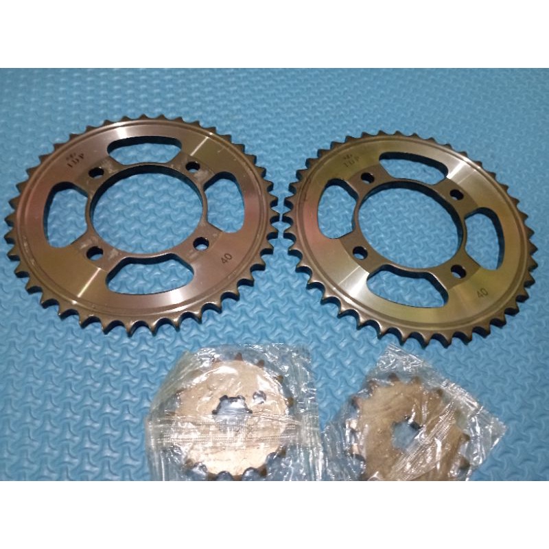 GIR GEAR depan belakang YAMAHA FEGA ZR jipiterzz one 428-40 tebal IDP CHROOM BAJA SEPUH