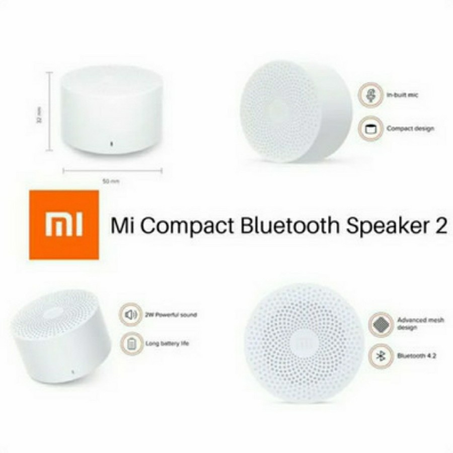 XIAOMI COMPACT BLUETOOTH SPEAKER Stereo Bass With Mic
