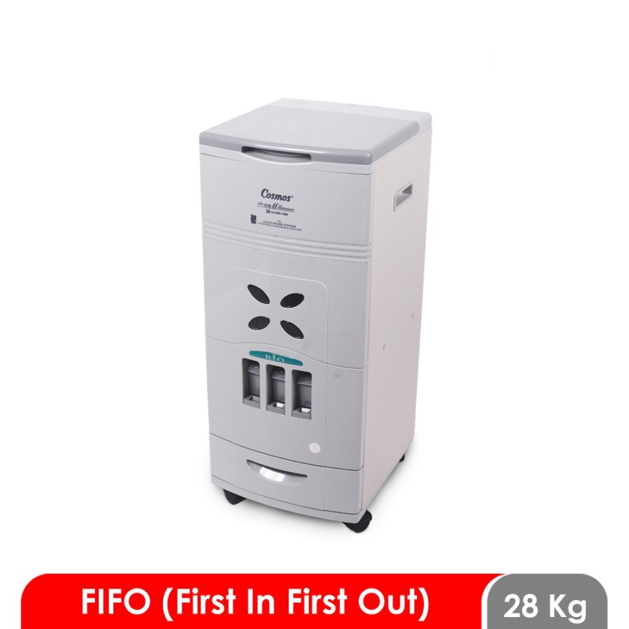 Rice Box Cosmos 28-BIO TP Tempat Penyimpanan Beras 28 kg