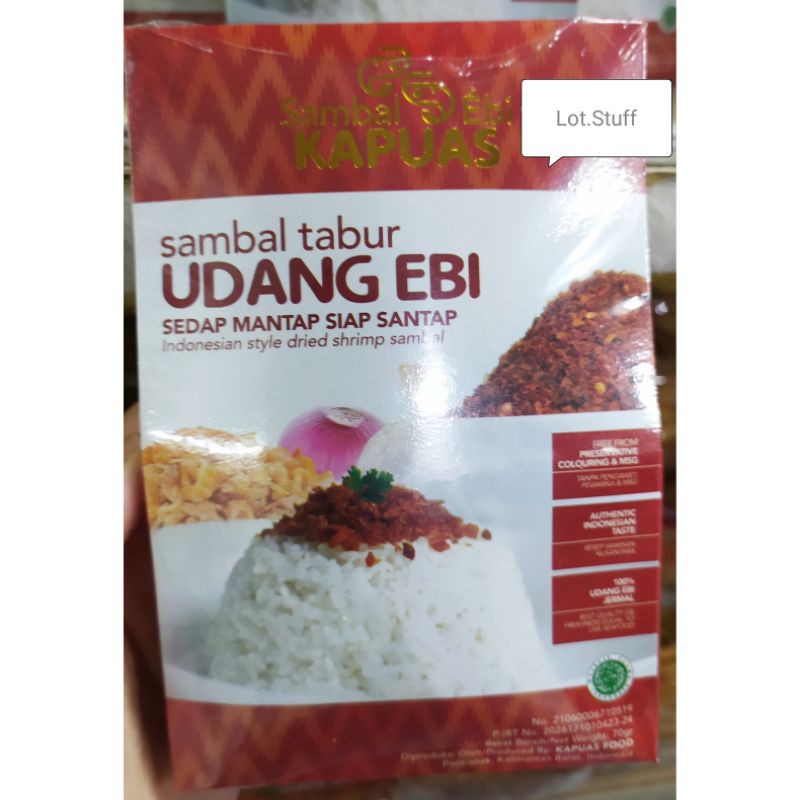 

Sambal Ebi Kapuas/Sambal Tabur Udang Ebi/Sambal Hebi Khas Pontianak