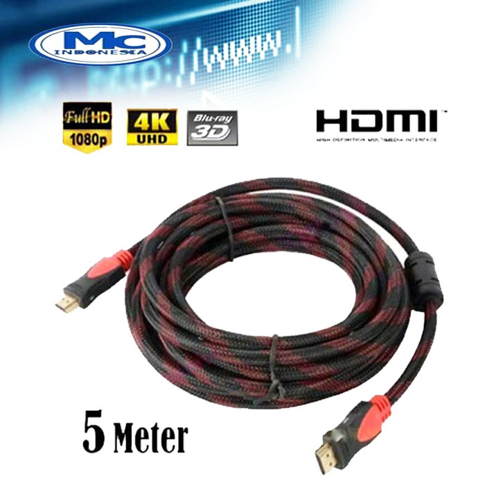 Kabel HDTV 5M / Gold Plated 5 meter - MTC-HDMM-500-14