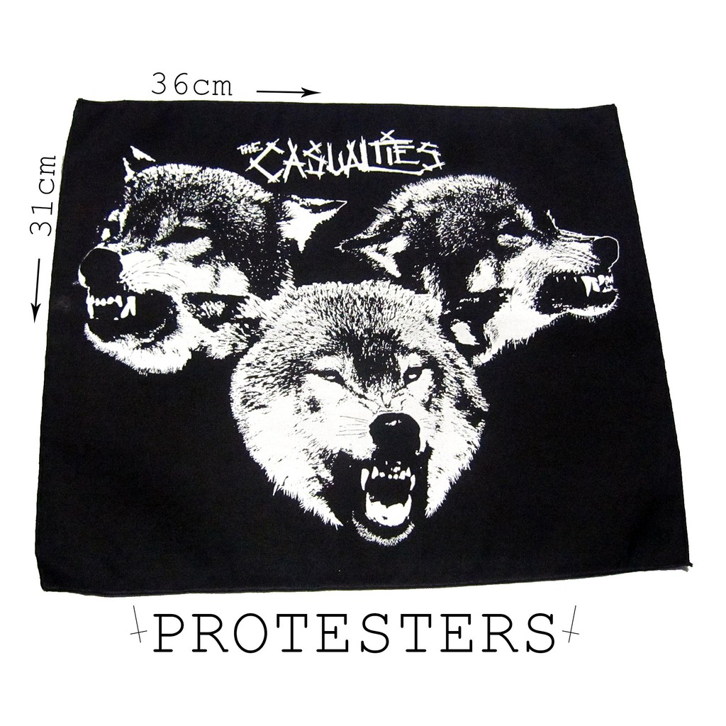 EMBLEM PUNGGUNG / BACKPATCH PUNK THE CASUALTIES