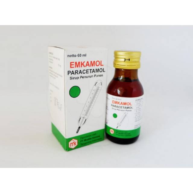 Emkamol sirup meredakan demam 60ml