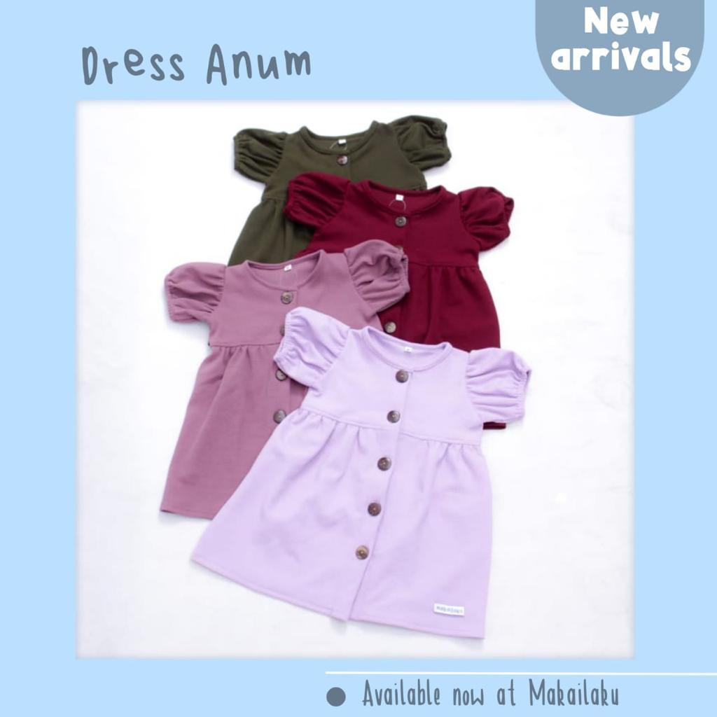 DRESS ANAK PEREMPUAN BAJU BAYI DRESS ANAK USIA 0-3TAHUN DRESS BAYI BAJU BAYI PEREMPUAN PAKAIAN BAYI 