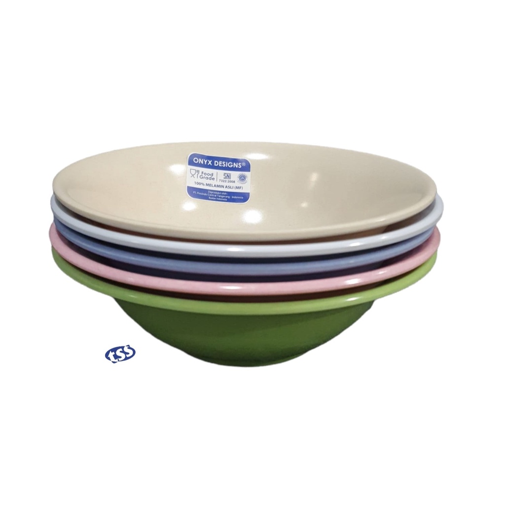 Jual ONYX MANGKOK 7" SOUP / SALAD BOWL Melamin 7 inch 2407 Shopee
