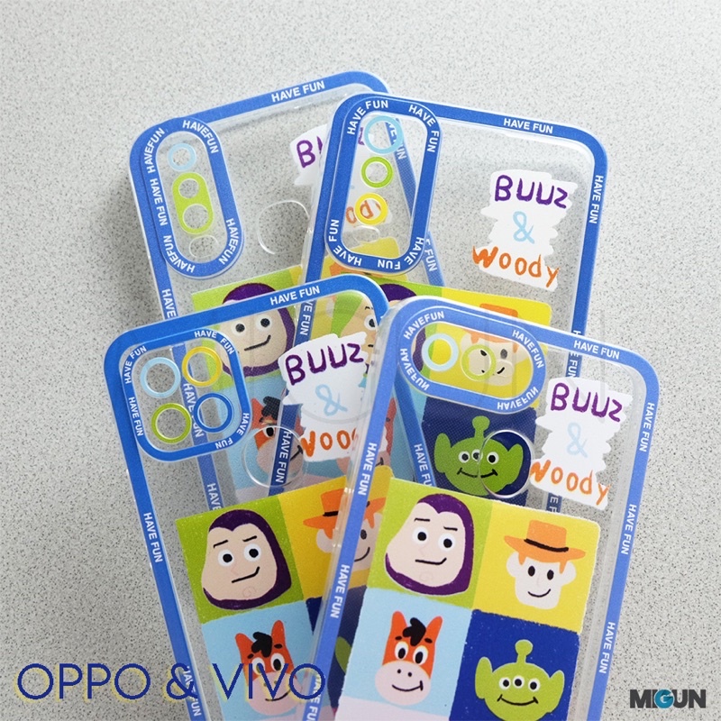 New! ToyStory Case For OPPO REALME VIVO A12 A5S A11K A7 A3S C1 A53 A54 A15 A16 A1K C2 C12 C15 C20 C11 Y15 Y17 Y12 Y20 Y12i A74 A95 Y30 Y50 Y91 Y93 Y95 Y91C Y30 Y50