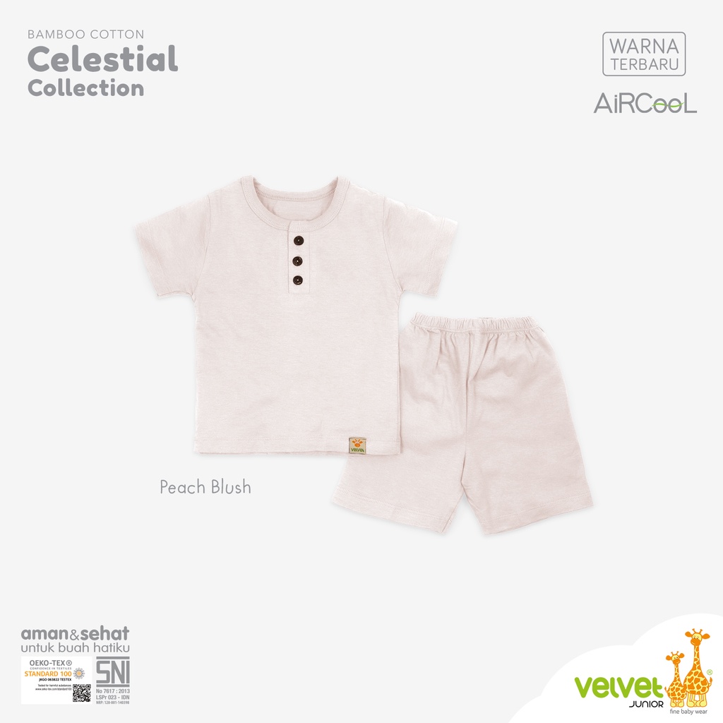 Velvet Junior Bamboo Celestial Collection Setelan Pendek