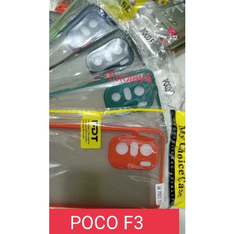 Case Aero My Choice Poco F3 K40 Silikon Casing Softcase Dove Pelindung Camera