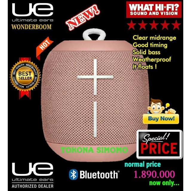 PROMO Ultimate ears UE WONDERBOOM Portable Waterproof Bluetooth Speaker MURAH