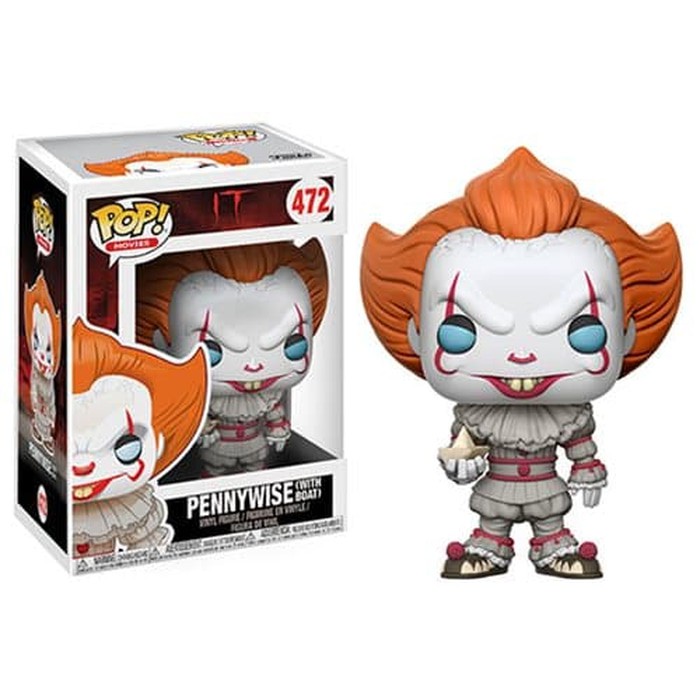Funko Pop Movies Horror It - Pennywise With Boat (Blue Eyes) #472