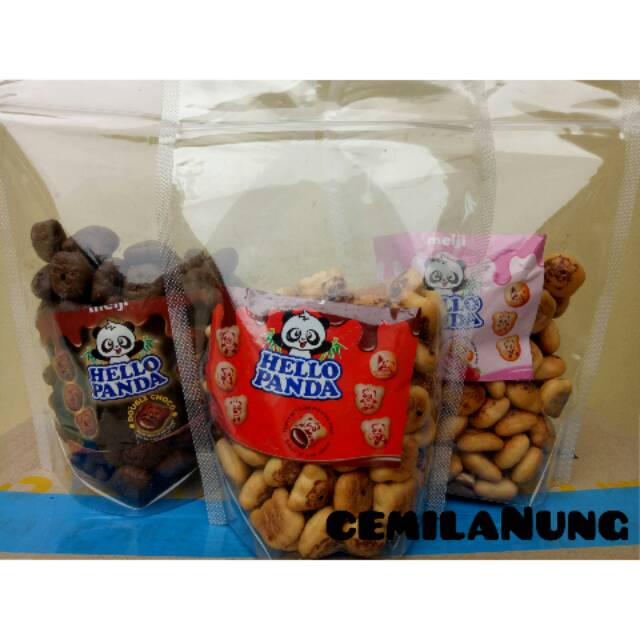 

Hello panda rasa cokelat strawberry vanilla snack kiloan 190 gram free bubble warp