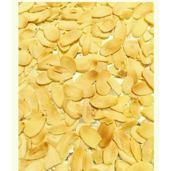 

Chasback Almond Slice Matang Oven, Tanpa Minyak, Netto 100Gram Terlaris