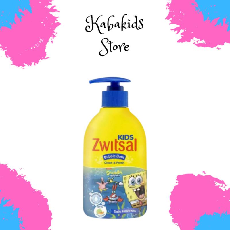 Zwitsal Kids Bubble Bath Clean &amp; Fresh Blue 280 ml